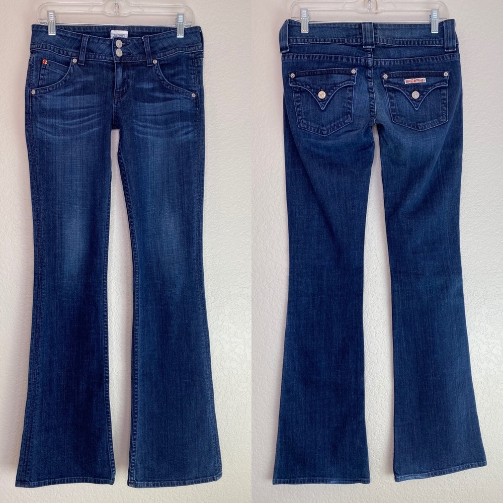 HUDSON JEANS Signature Flap Pocket Bootcut Jeans Denim Size 26 Long